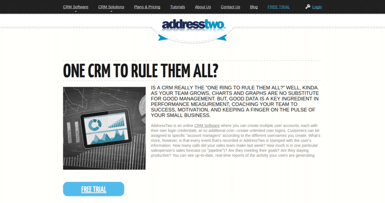 Team page of #11 Best Customer Relationship Management Software: AddressTwo