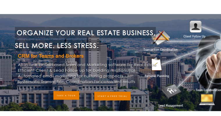 Contact page of #3 Best Real Estate CRM Software: PlanPlus Online Real Estate