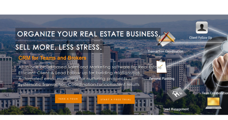 Contact page of #4 Top Real Estate CRM Software: PlanPlus Online Real Estate