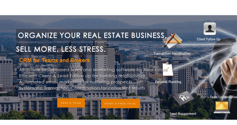 Contact page of #4 Top Real Estate CRM Software: PlanPlus Online Real Estate