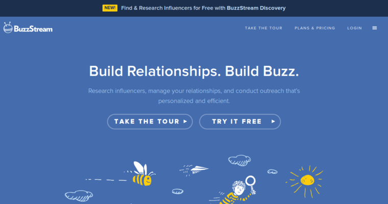 Home page of #7 Best CRM Solutions: Buzzstream