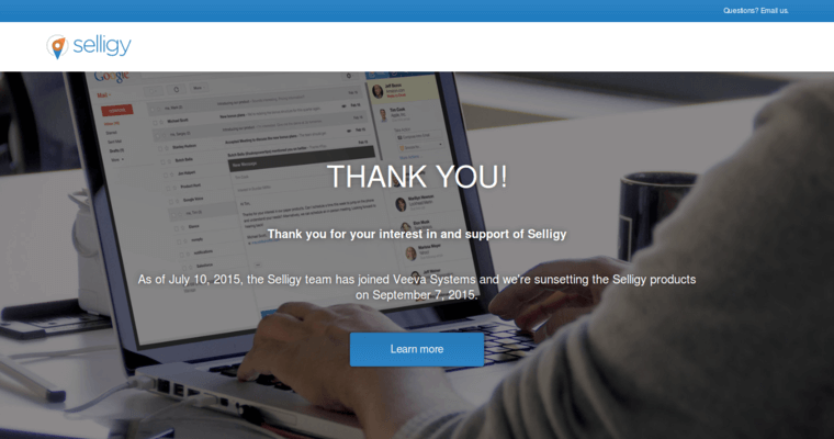 Home page of #10 Best CRM Systems: Selligy